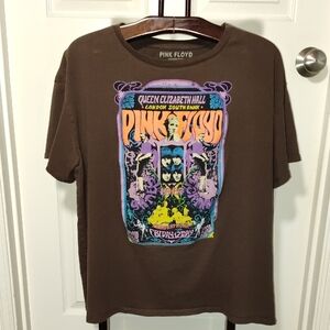🍡 3 For $15 Pink Floyd Brown Tee with Purple and Orange Graphic